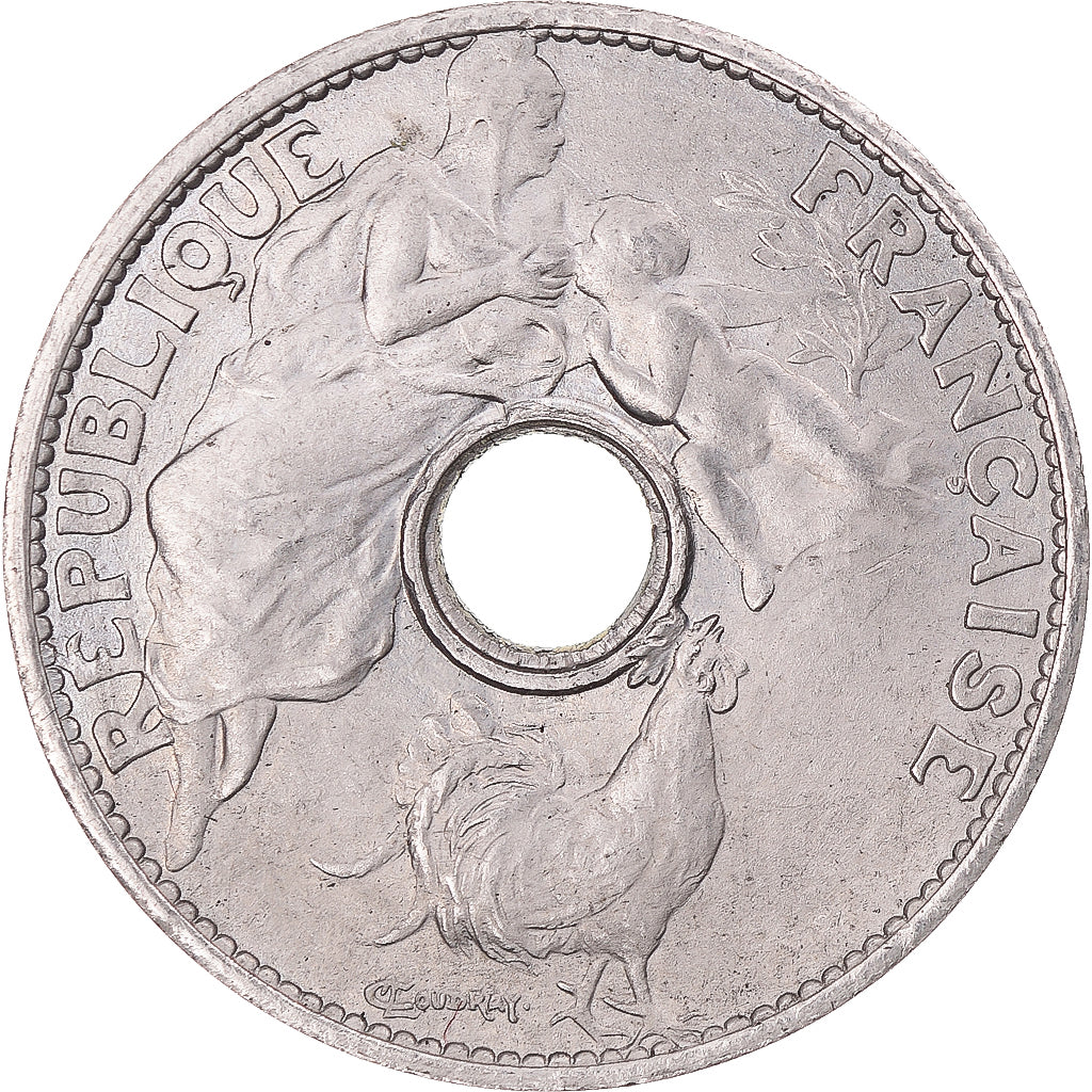 Munten, Frankrijk, Essai de Coudray, Grand Module, 25 Centimes, 1913, Paris