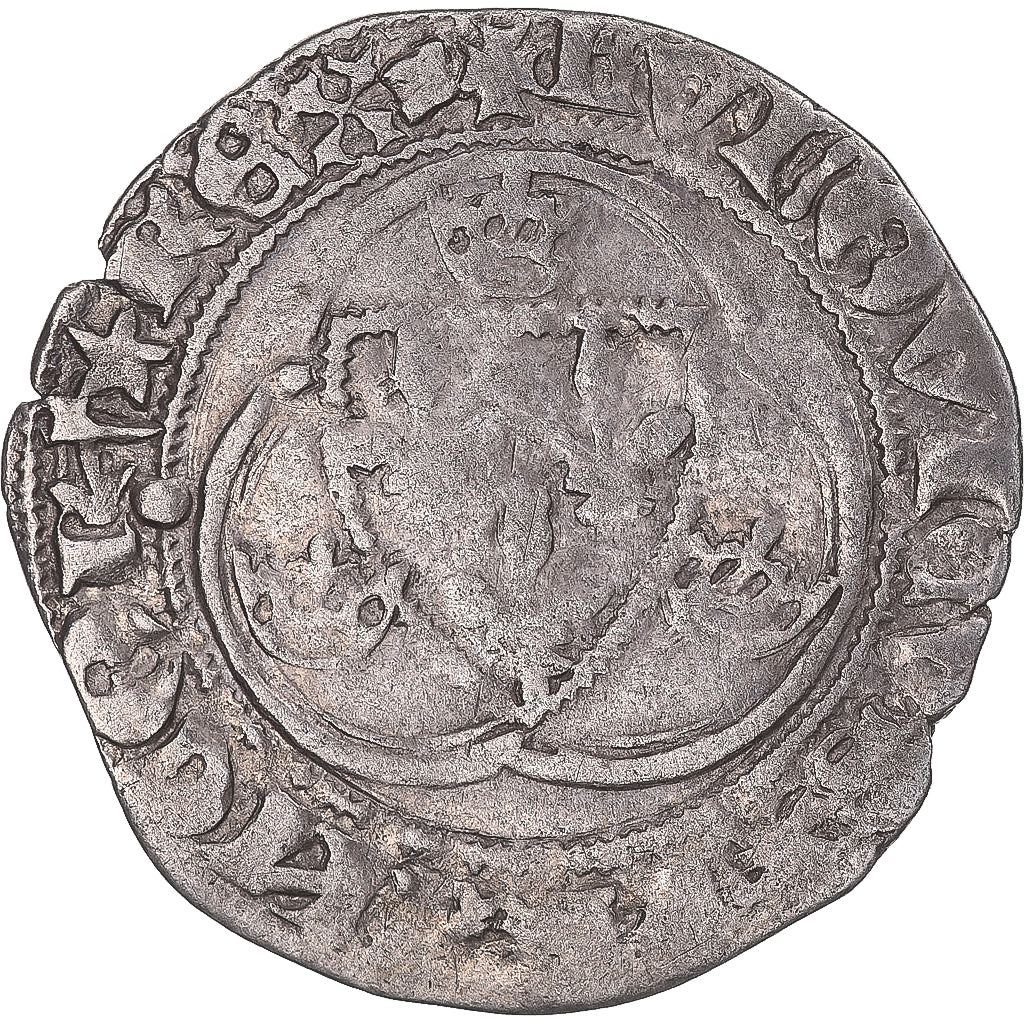 Moneda, Francia, Louis XI, Blanc à la couronne, 1461-1483, hybrid, MBC