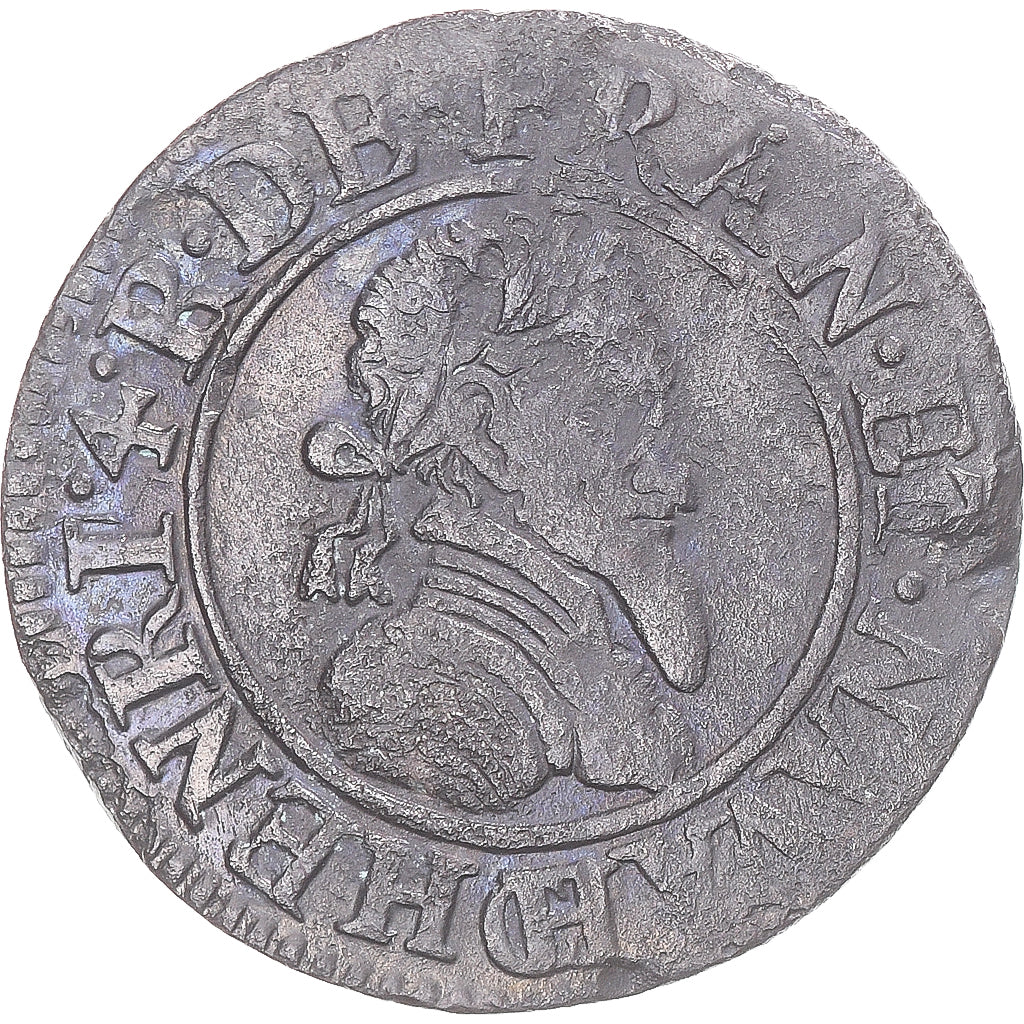Münze, Frankreich, Henri IV, Double Tournois, 1591, Châlons-en-Champagne, S+