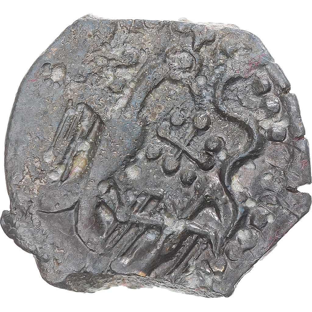 Carnutes, Bronze aux oiseaux et au serpent, ca. 70-52 BC, Bronzen, ZF