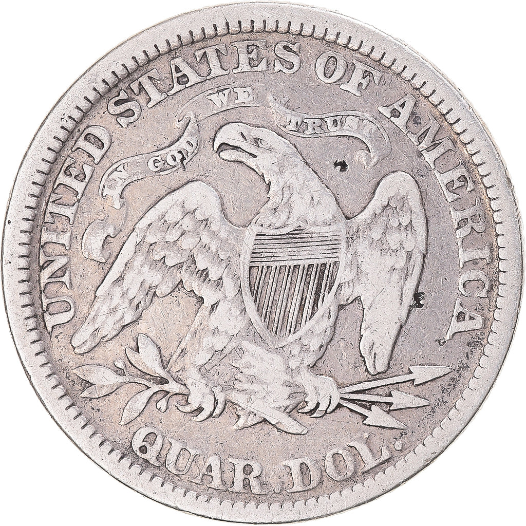 Munten, Verenigde Staten, Seated Liberty Quarter, Quarter, 1875, U.S. Mint