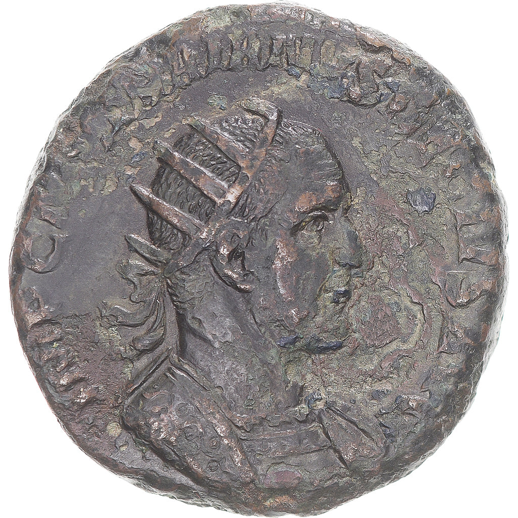 Trajan Decius, Double Sestertius, 249-251, Rome, Bronce, MBC, RIC:115a