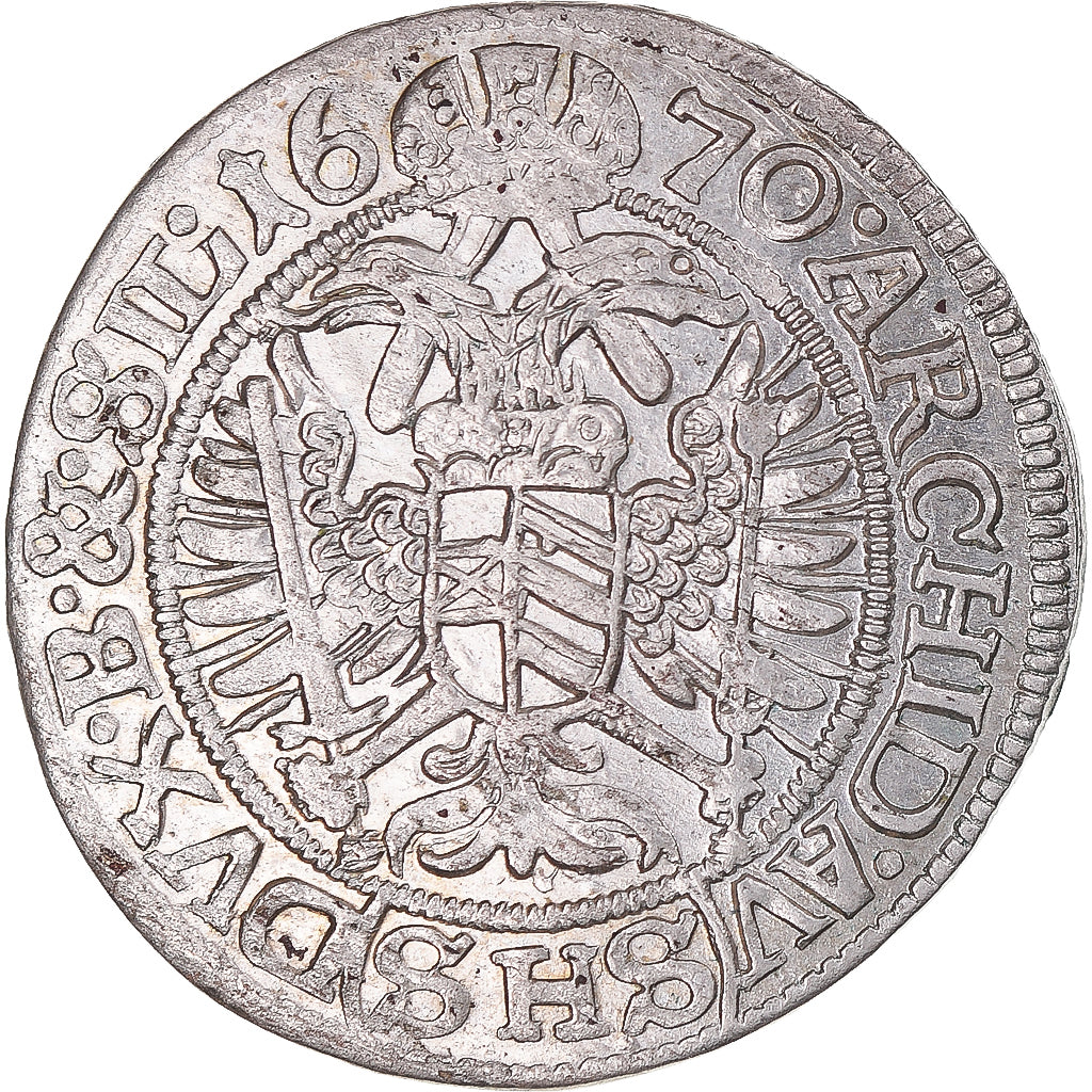 Monnaie, Autriche, Leopold I, 3 Kreuzer, 1670, Breslau, SUP, Argent, KM:1169