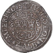 Coin, German States, COLOGNE, 4 Albus, Blaffert, 1634, Cologne, AU(50-53)
