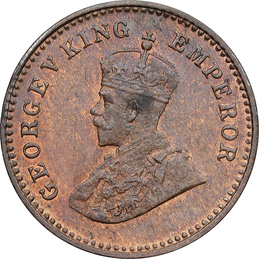 Monnaie, Inde britannique, George V, 1/12 Anna, 1 Pie, 1935, Calcutta, SPL