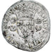 Moeda, França, Henri II, Douzain aux croissants, 1550, Rennes, EF(40-45)