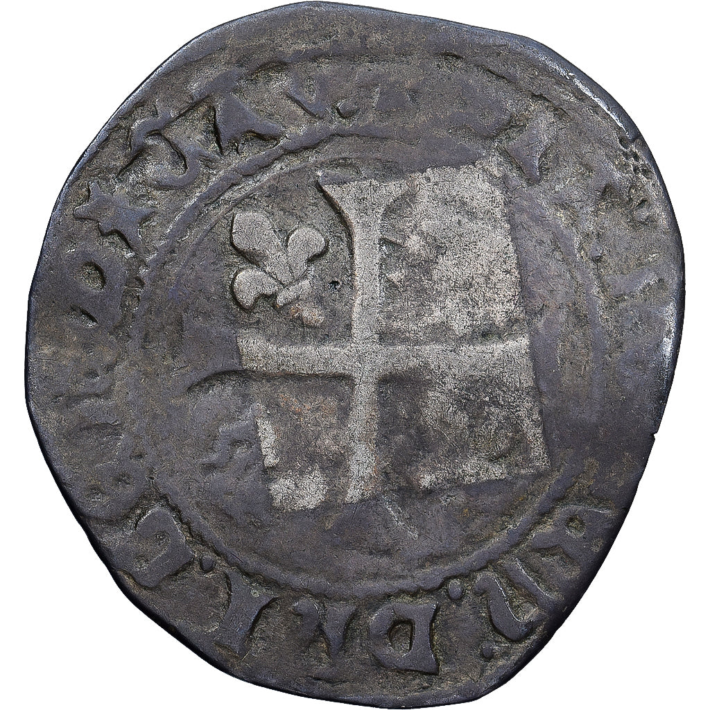Coin, France, Charles VIII, Douzain du Dauphiné, 1483-1498, Romans, 1st Type