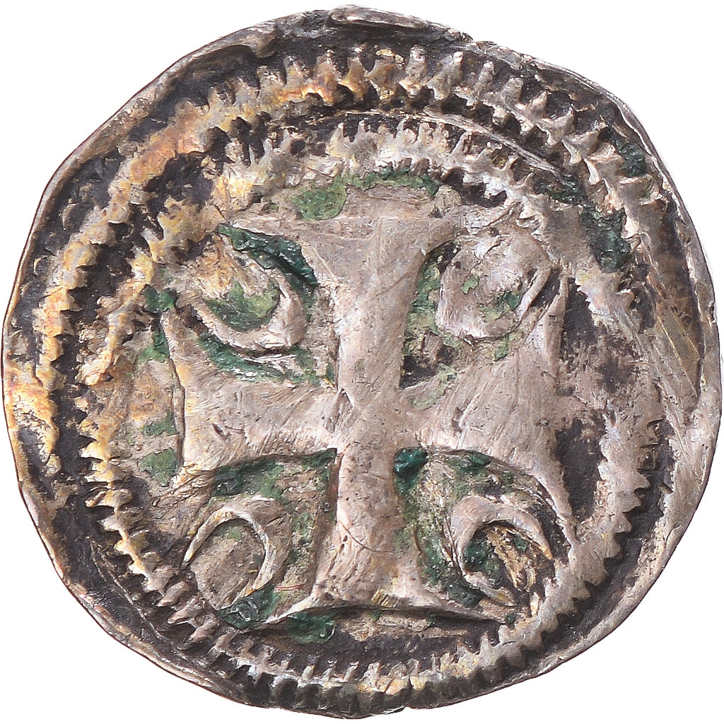 Münze, Frankreich, Hainaut, Jeanne de Constantinople, Maille, Valenciennes