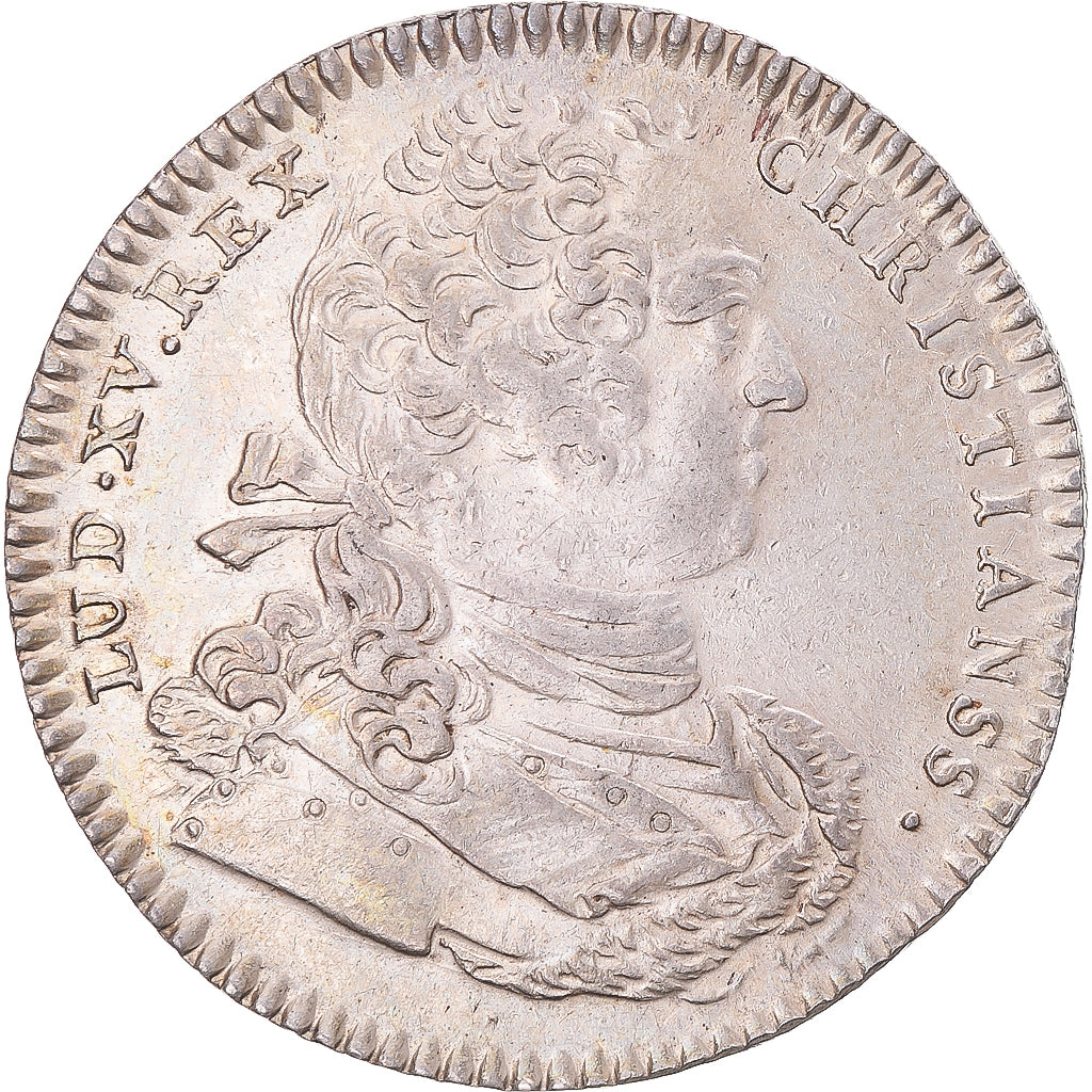 Francja, Token, Ludwik XV, Artillerie et Génie, AU(55-58), Srebro