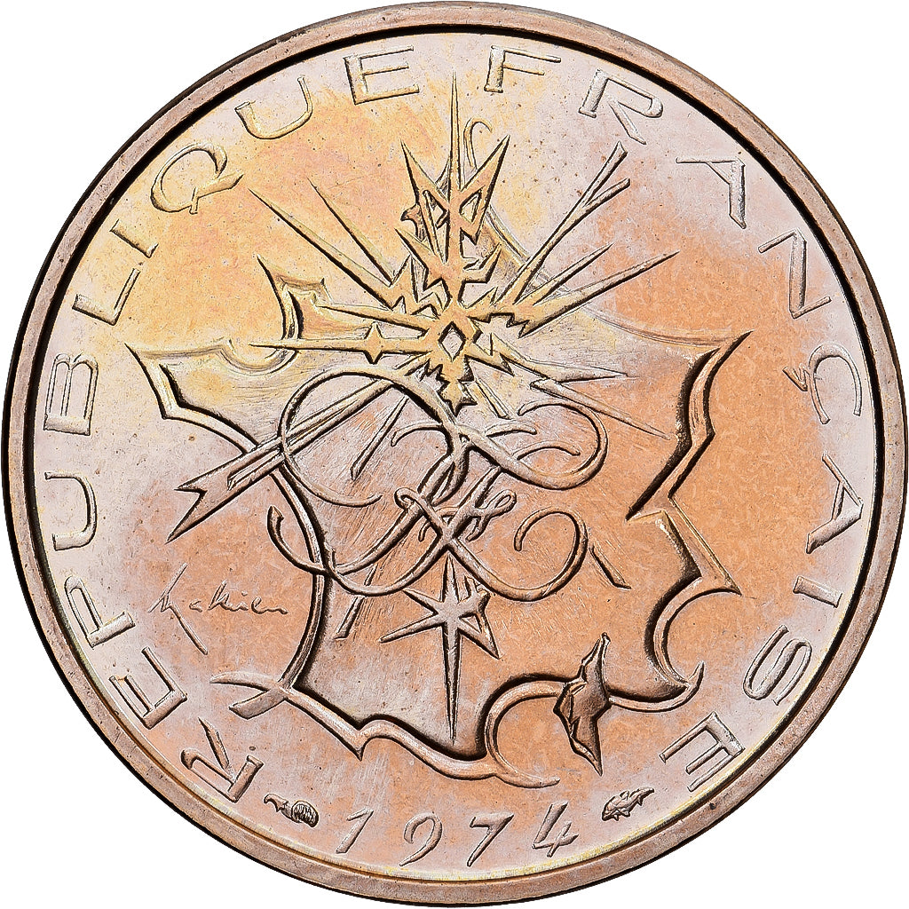 Coin, France, Mathieu, 10 Francs, 1974, Paris, série FDC, Tranche B, MS(65-70)