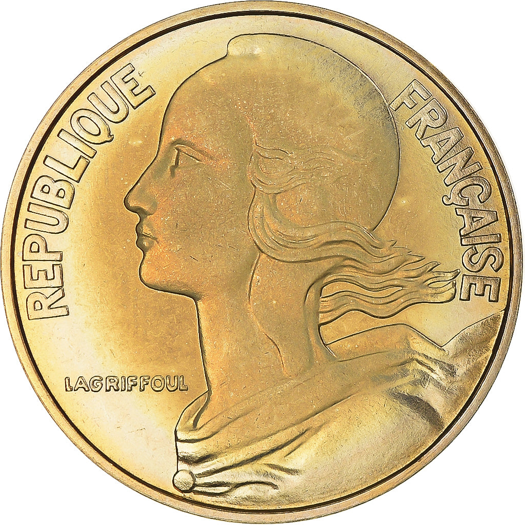 Moneta, Francja, Marianne, 20 Centimes, 1974, Paris, série FDC, MS(65-70)