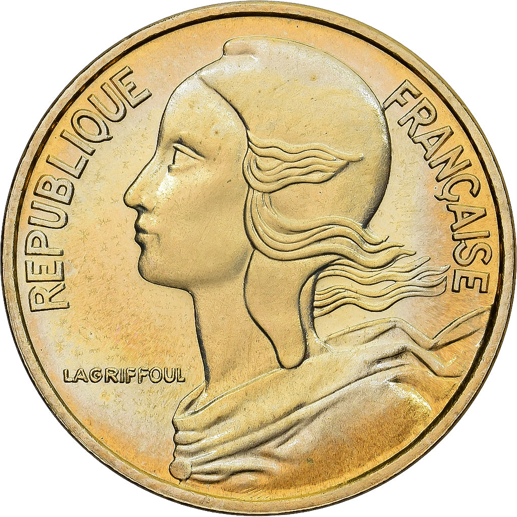 Moneta, Francja, Marianne, 5 Centimes, 1974, Paris, série FDC, MS(65-70)