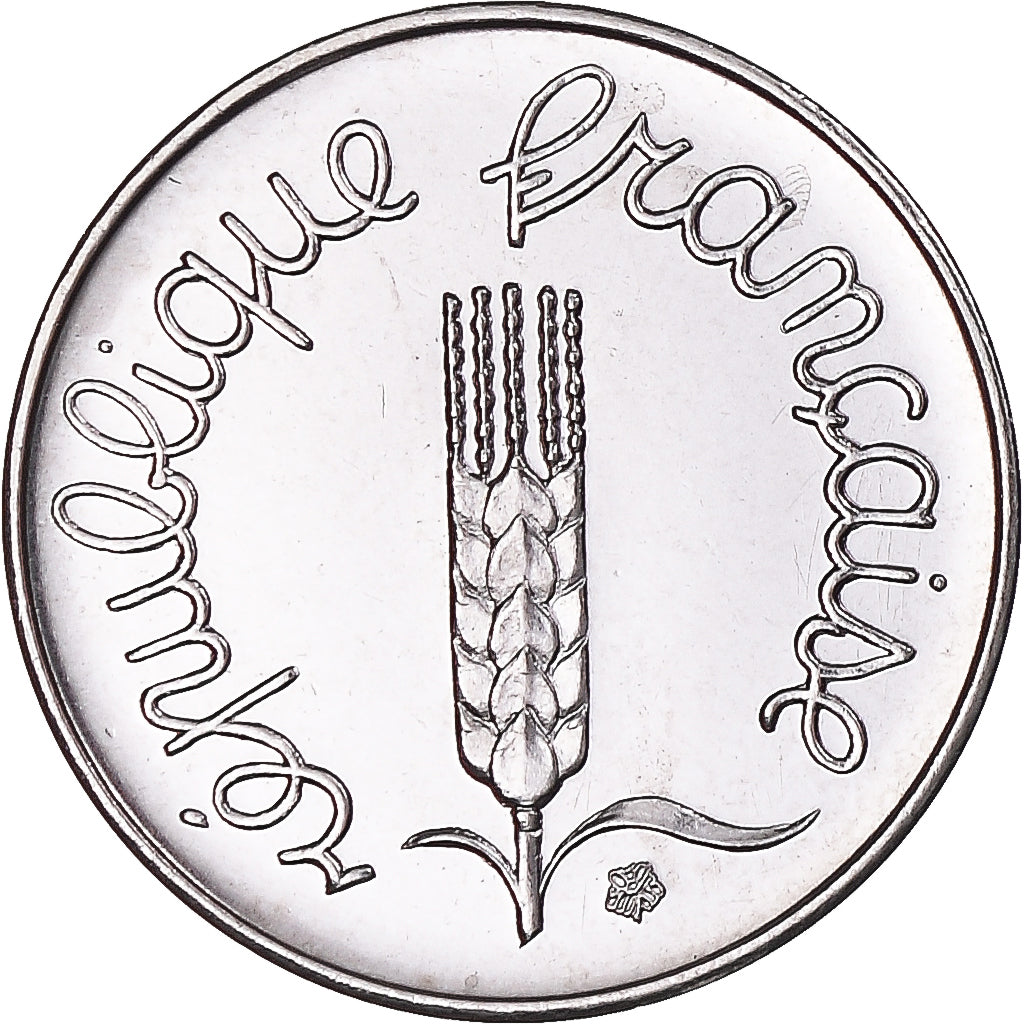 Coin, France, Épi, Centime, 1974, Paris, série FDC, MS(65-70), Stainless