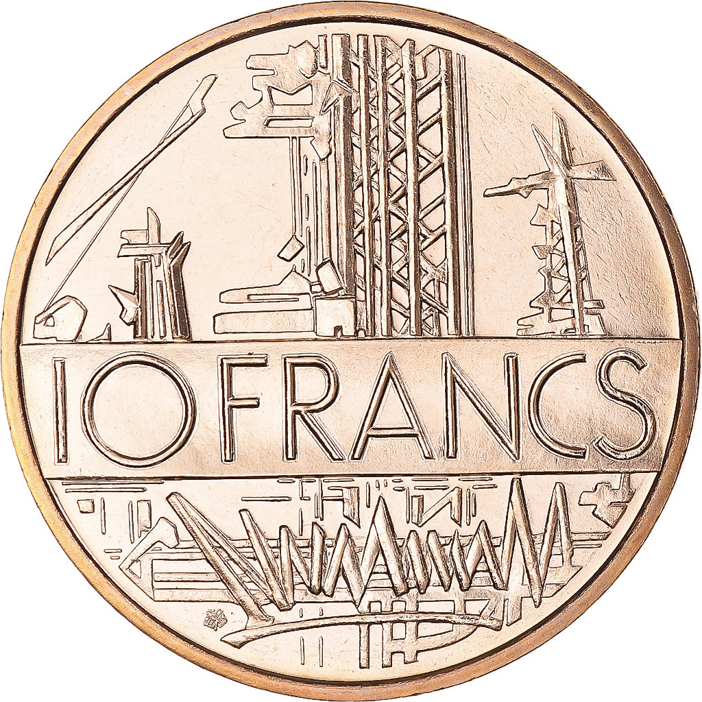 Monnaie, France, Mathieu, 10 Francs, 1977, Paris, série FDC, Tranche A, FDC