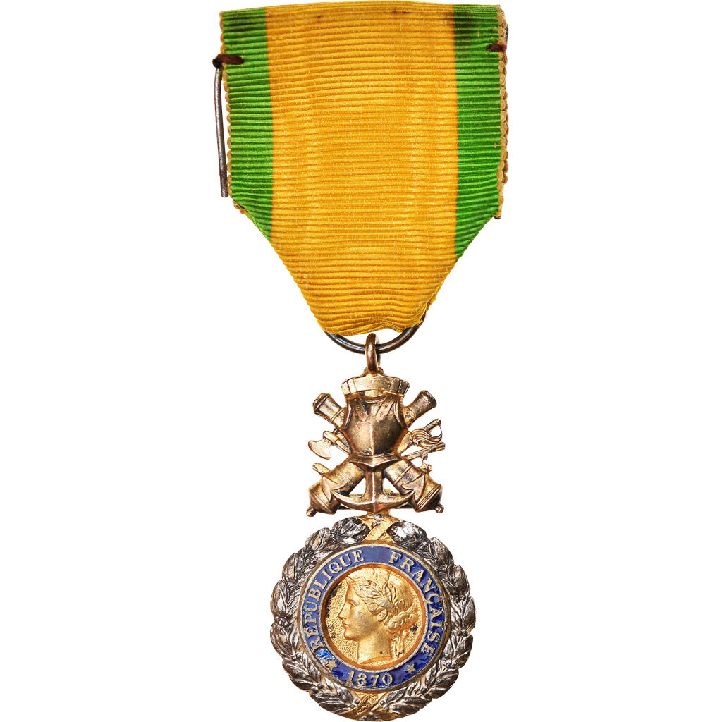 Frankreich, Troisième République, Valeur et Discipline, Medaille, 1870, Very