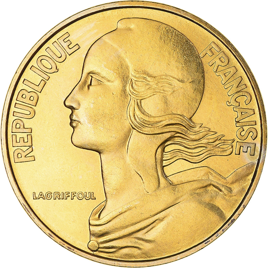 Moneta, Francja, Marianne, 20 Centimes, 1977, Paris, série FDC, MS(65-70)