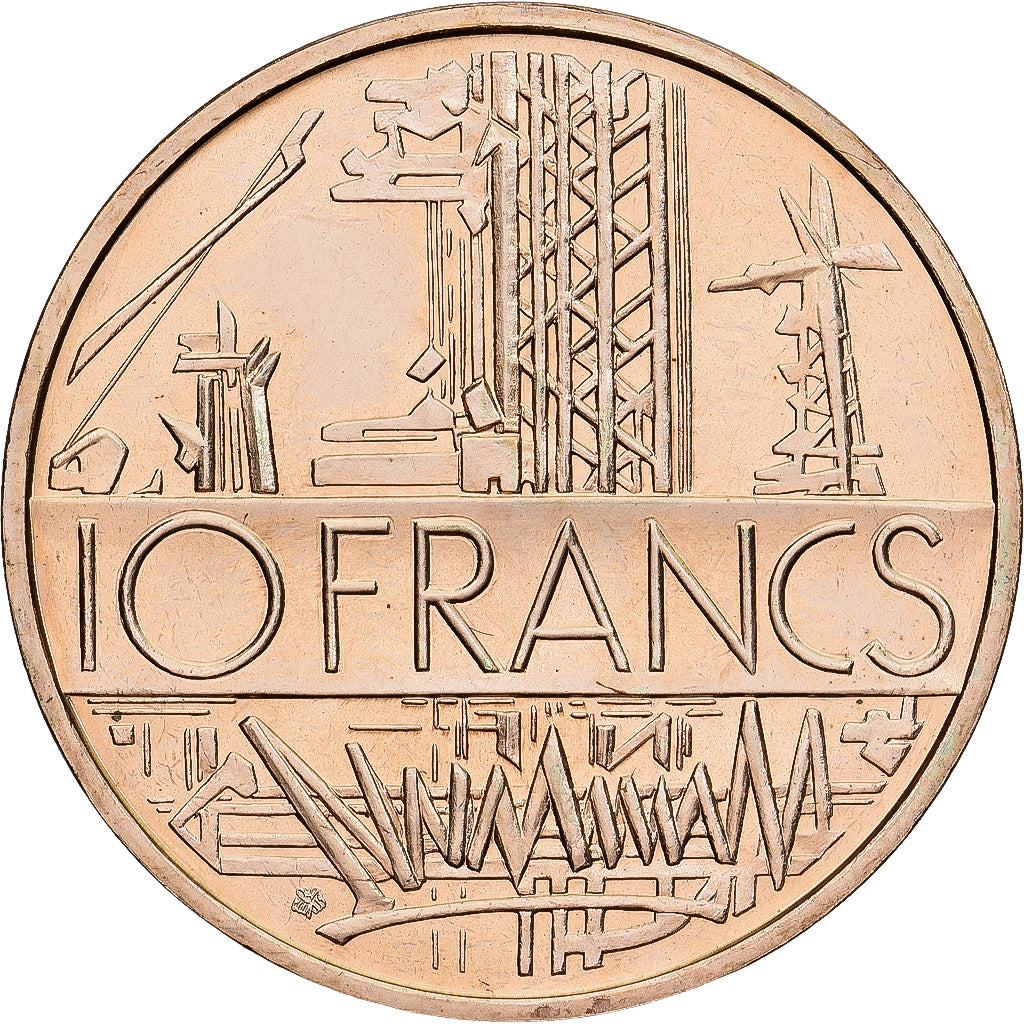 Munten, Frankrijk, Mathieu, 10 Francs, 1978, Paris, série FDC, Tranche B, FDC