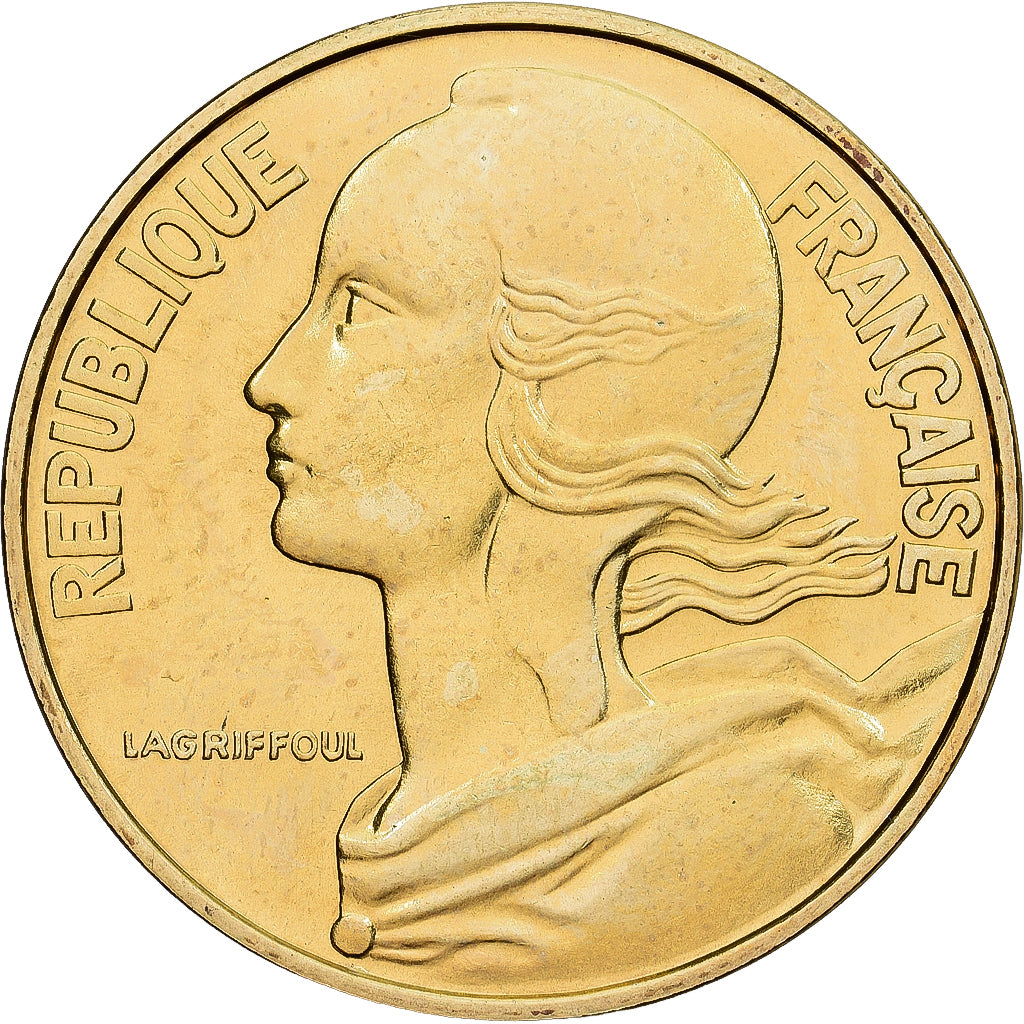 Munten, Frankrijk, Marianne, 20 Centimes, 1978, Paris, série FDC, FDC