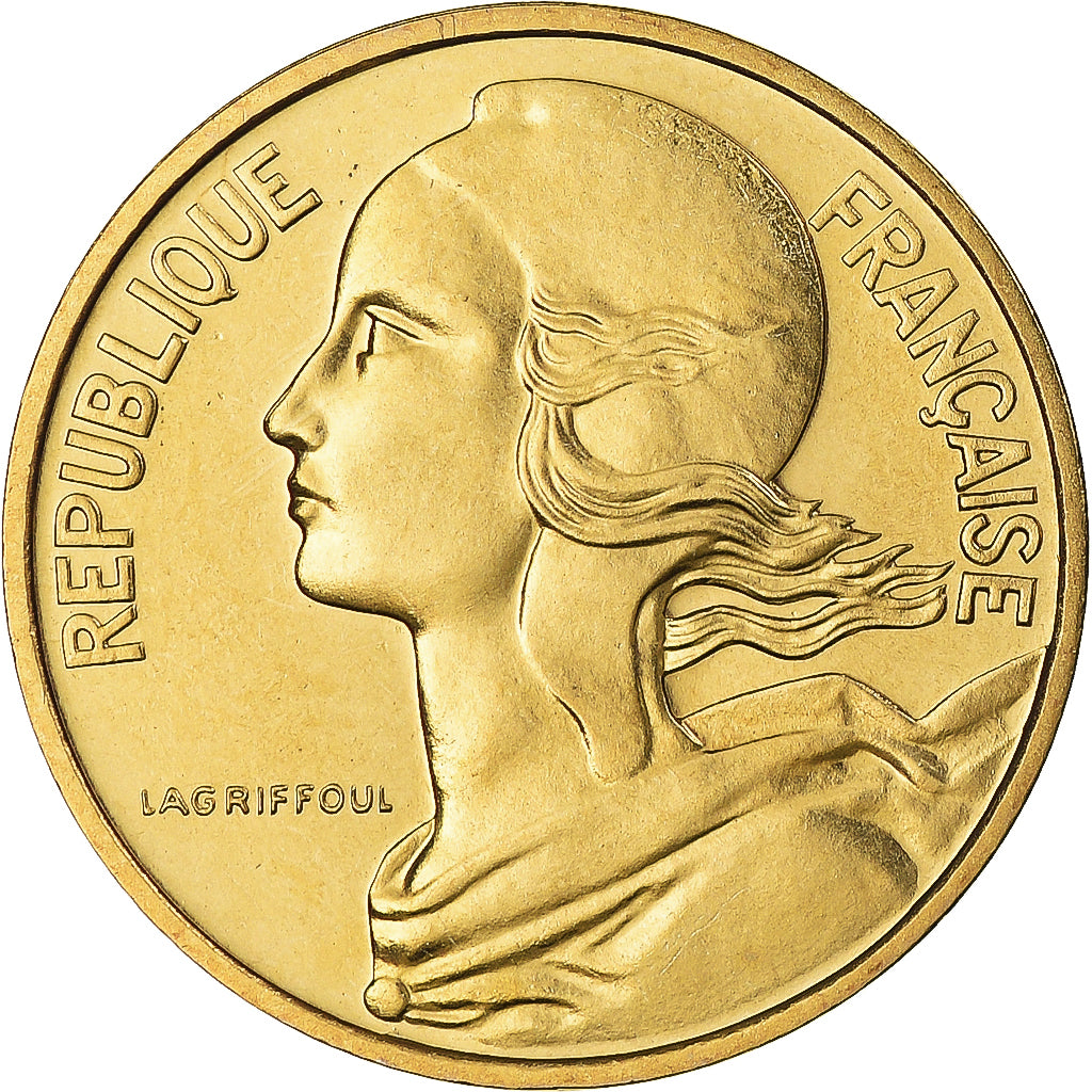 Munten, Frankrijk, Marianne, 10 Centimes, 1978, Paris, série FDC, FDC