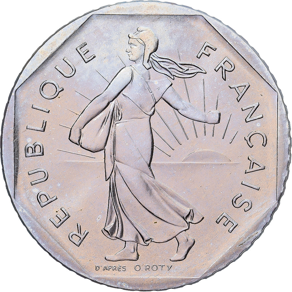 Monnaie, France, Semeuse, 2 Francs, 1979, Paris, série FDC, FDC, Nickel
