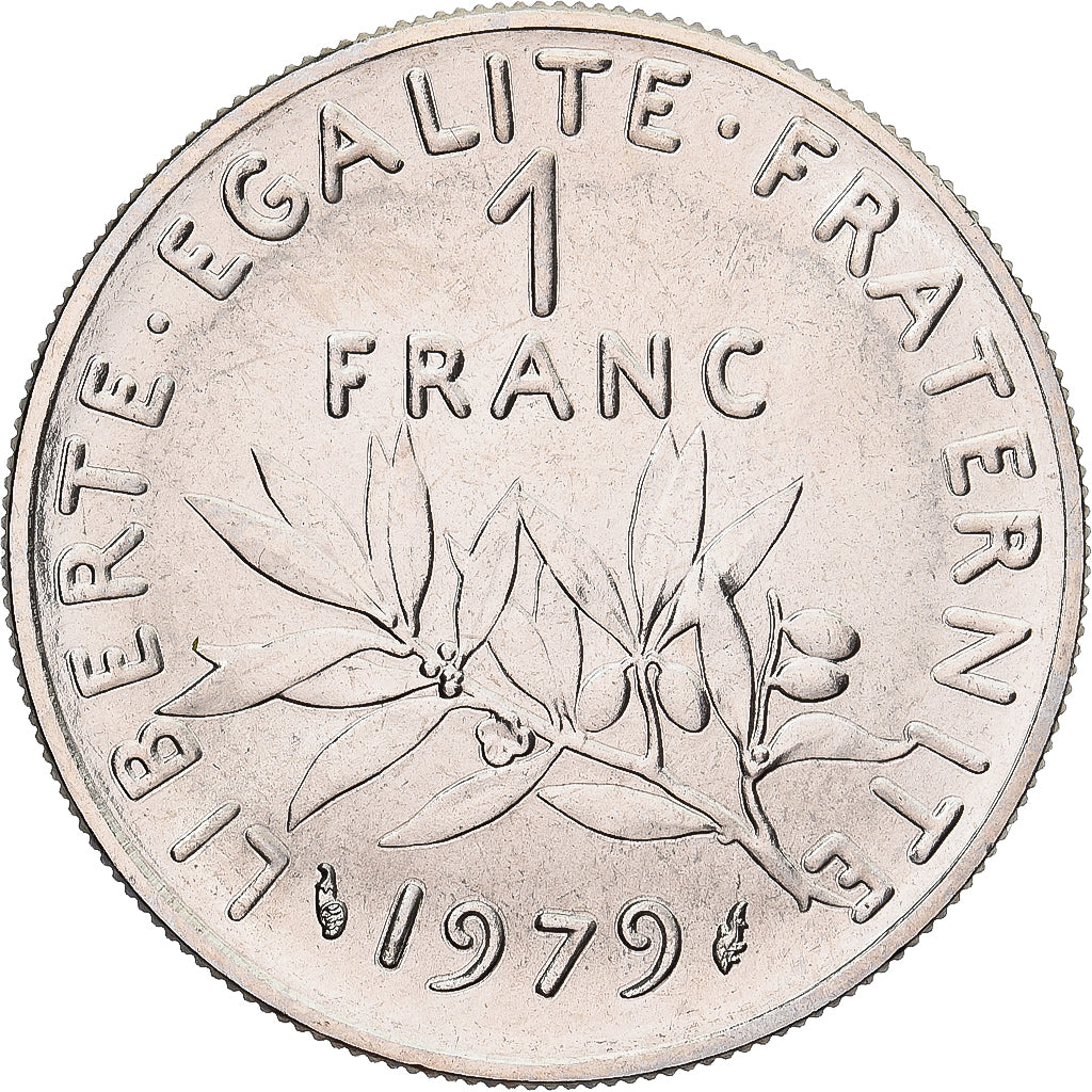 Monnaie, France, Semeuse, Franc, 1979, Paris, série FDC, FDC, Nickel