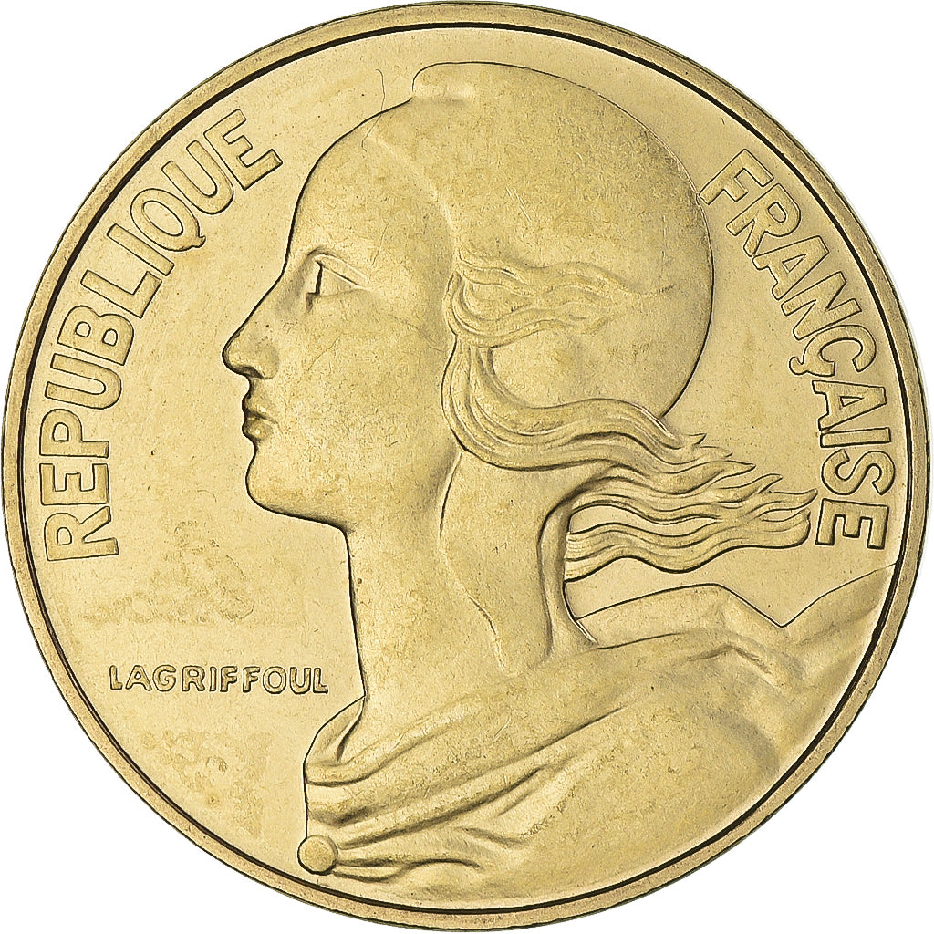 Moneta, Francja, Marianne, 20 Centimes, 1979, Paris, série FDC, MS(65-70)