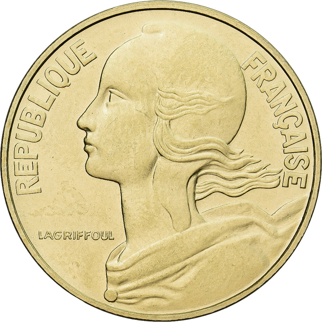 Munten, Frankrijk, Marianne, 20 Centimes, 1979, Paris, série FDC, FDC