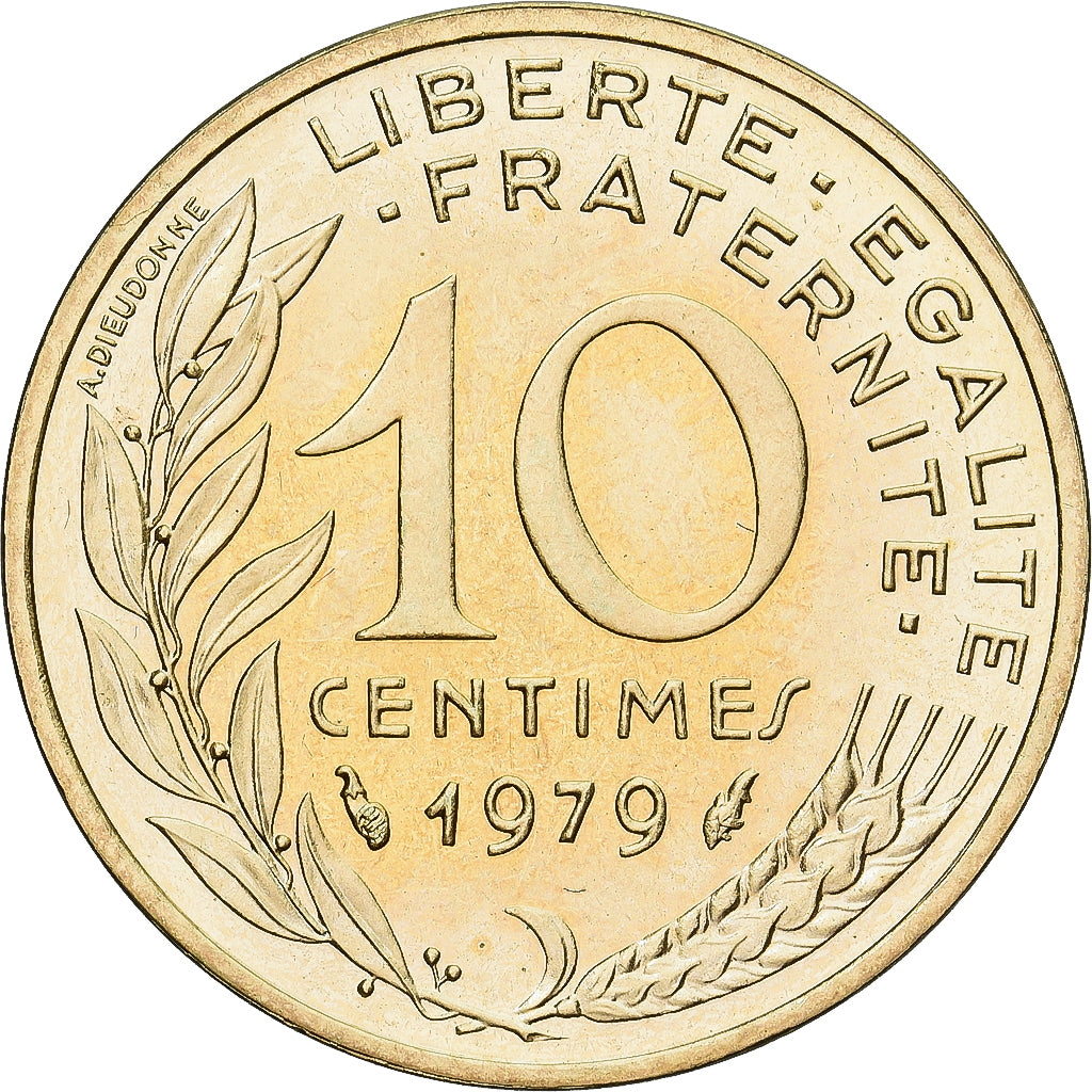 Coin, France, Marianne, 10 Centimes, 1979, Paris, série FDC, MS(65-70)