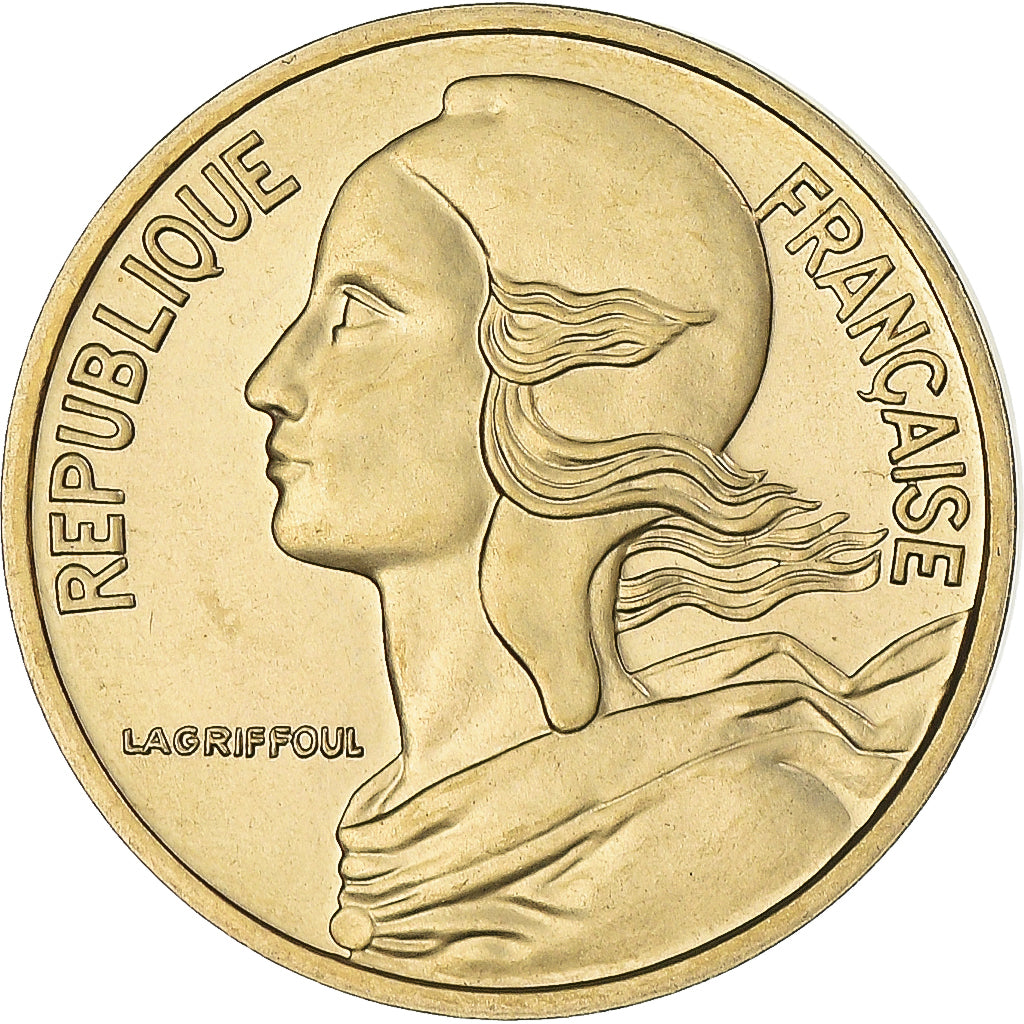 Munten, Frankrijk, Marianne, 5 Centimes, 1979, Paris, série FDC, FDC