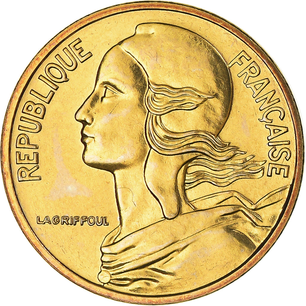 Moneda, Francia, Marianne, 5 Centimes, 1980, Paris, série FDC, FDC, Aluminio -