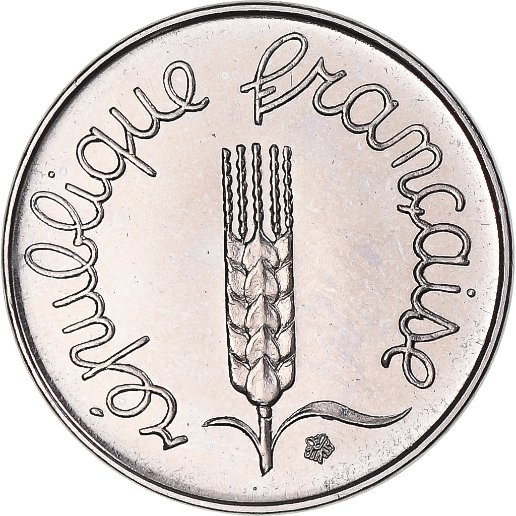 France, 1 Centime, Épi, 1979, Paris, série FDC, Steel, MS(65-70)