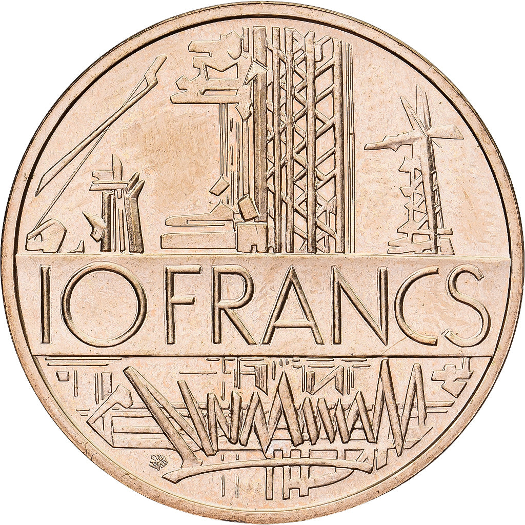 Moneda, Francia, Mathieu, 10 Francs, 1980, Paris, série FDC, Tranche A, FDC