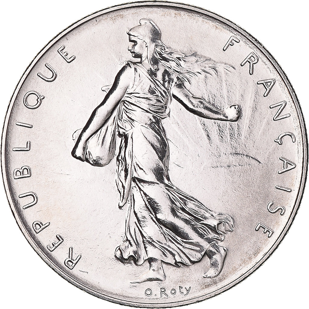 Moneta, Francia, Semeuse, Franc, 1980, Paris, série FDC, FDC, Nichel, KM:925.1