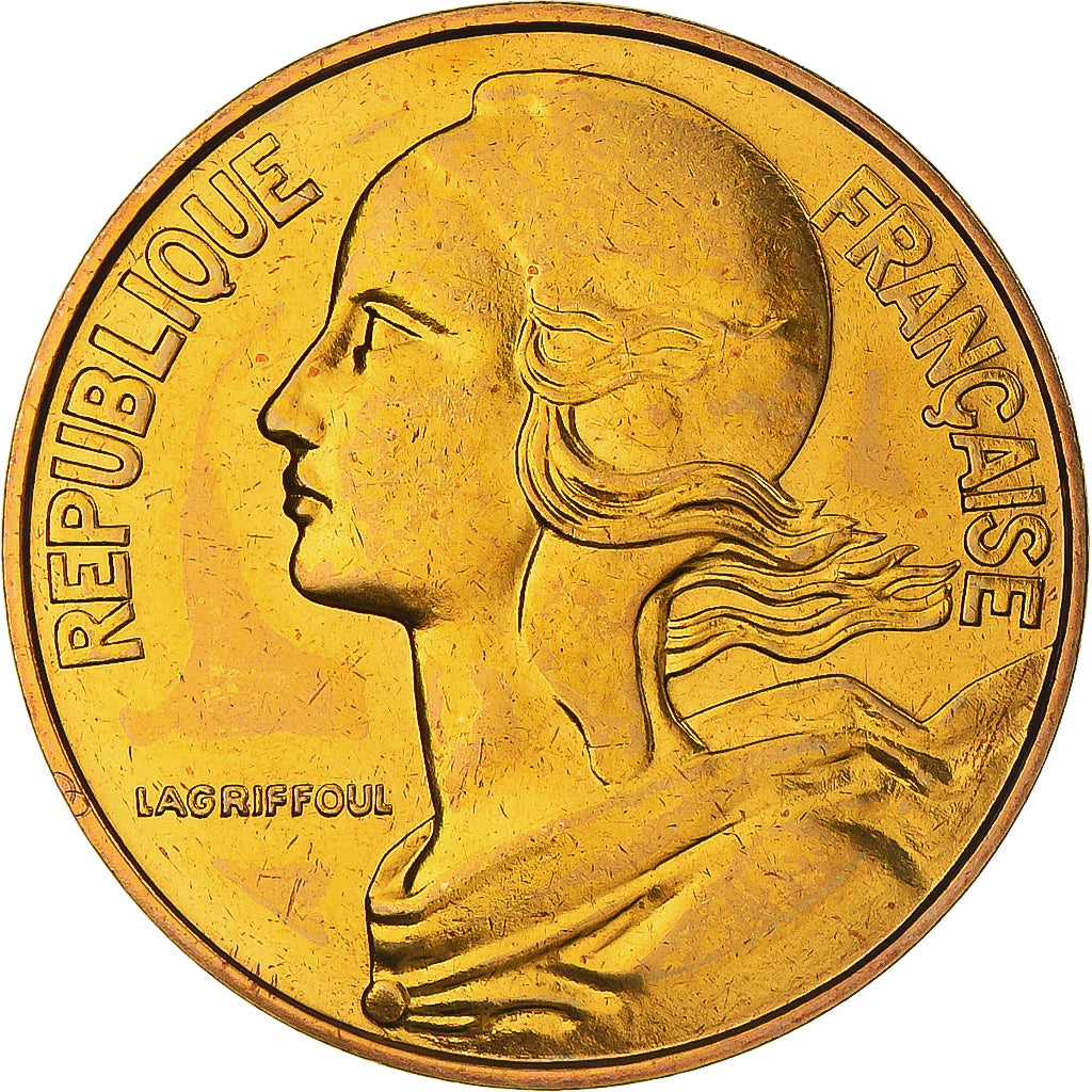 Moneta, Francja, Marianne, 20 Centimes, 1980, Paris, série FDC, MS(65-70)