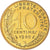 Munten, Frankrijk, Marianne, 10 Centimes, 1980, Paris, série FDC, FDC
