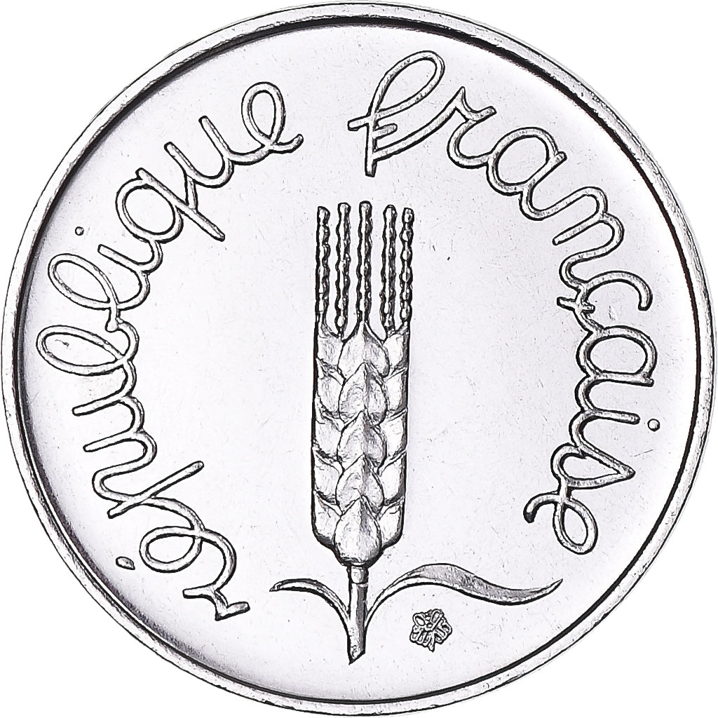 Coin, France, Épi, Centime, 1980, Paris, série FDC, MS(65-70), Stainless