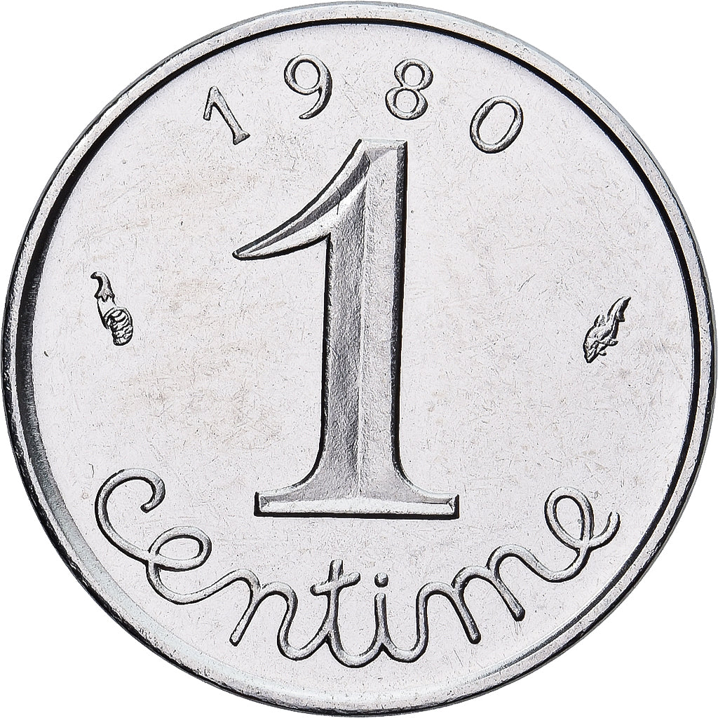 Münze, Frankreich, Épi, Centime, 1980, Paris, série FDC, STGL, Stainless