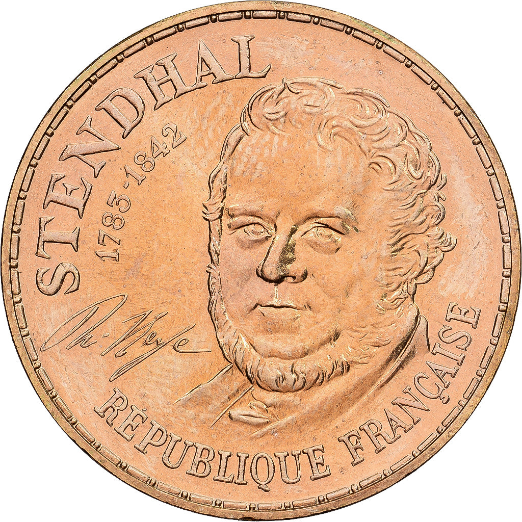 Coin, France, Stendhal, 10 Francs, 1983, Paris, série FDC, MS(65-70)