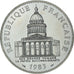 Coin, France, Panthéon, 100 Francs, 1983, Paris, série FDC, MS(65-70), Silver