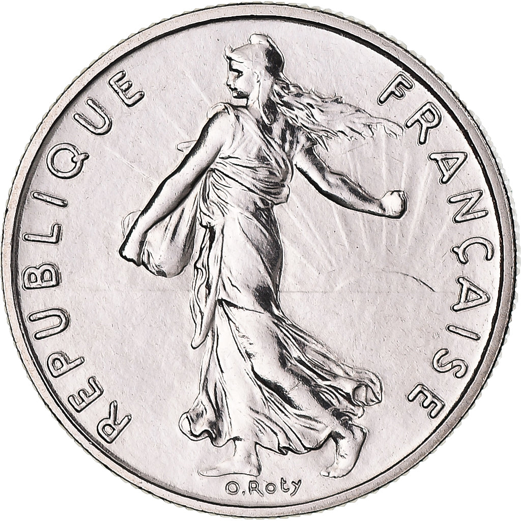 Coin, France, Semeuse, 1/2 Franc, 1983, Paris, série FDC, MS(65-70), Nickel