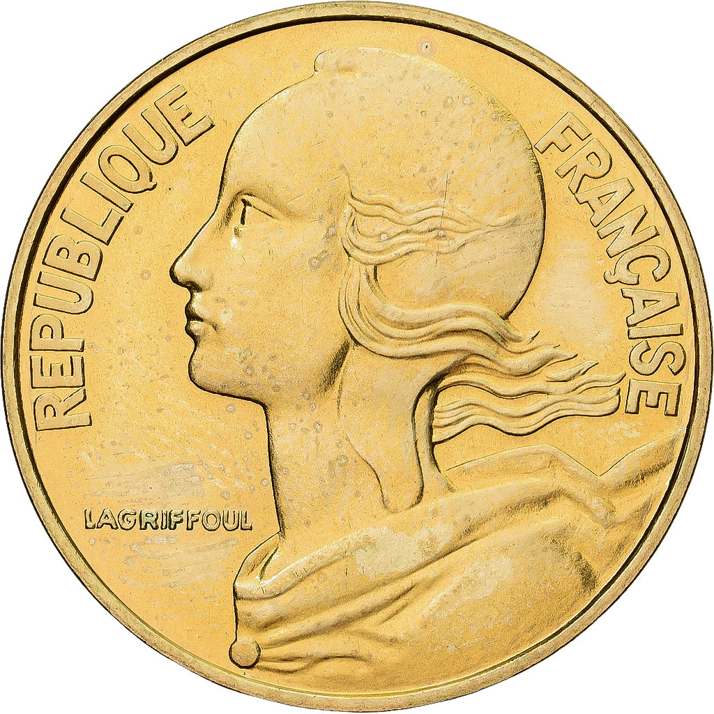 Munten, Frankrijk, Marianne, 20 Centimes, 1983, Paris, série FDC, FDC