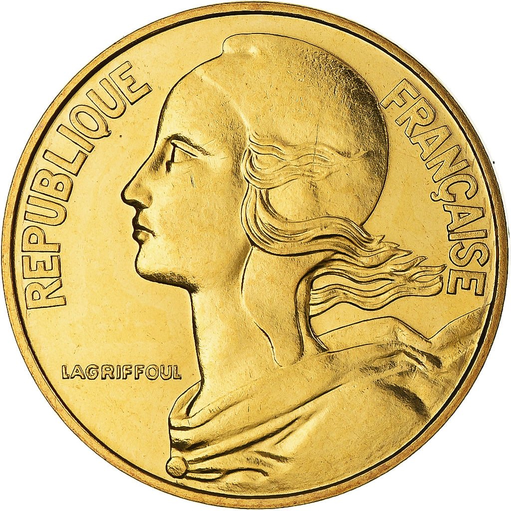 Moneta, Francja, Marianne, 20 Centimes, 1983, Paris, série FDC, MS(65-70)