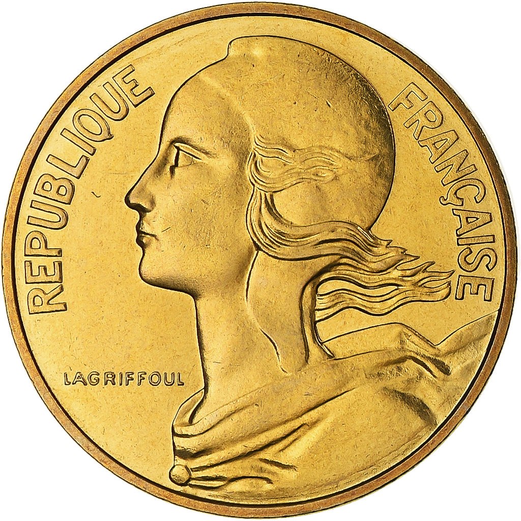 Munten, Frankrijk, Marianne, 10 Centimes, 1983, Paris, série FDC, FDC