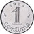 Moeda, França, Épi, Centime, 1984, Paris, série FDC, MS(65-70), Aço
