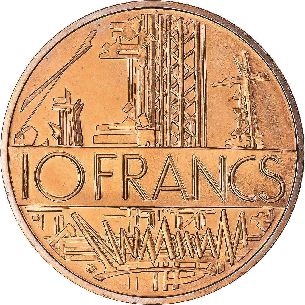 Coin, France, Mathieu, 10 Francs, 1984, Paris, série FDC, Tranche B, MS(65-70)