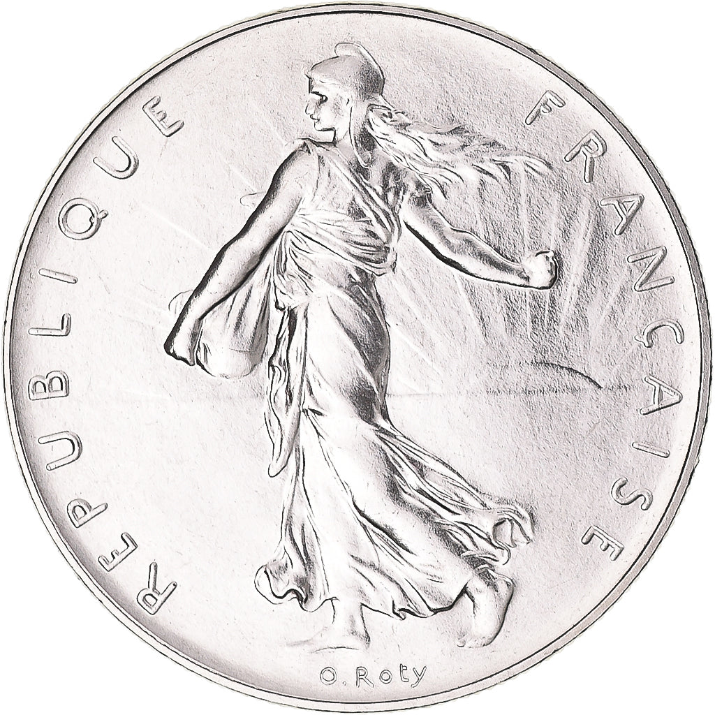Coin, France, Semeuse, Franc, 1984, Paris, série FDC, MS(65-70), Nickel