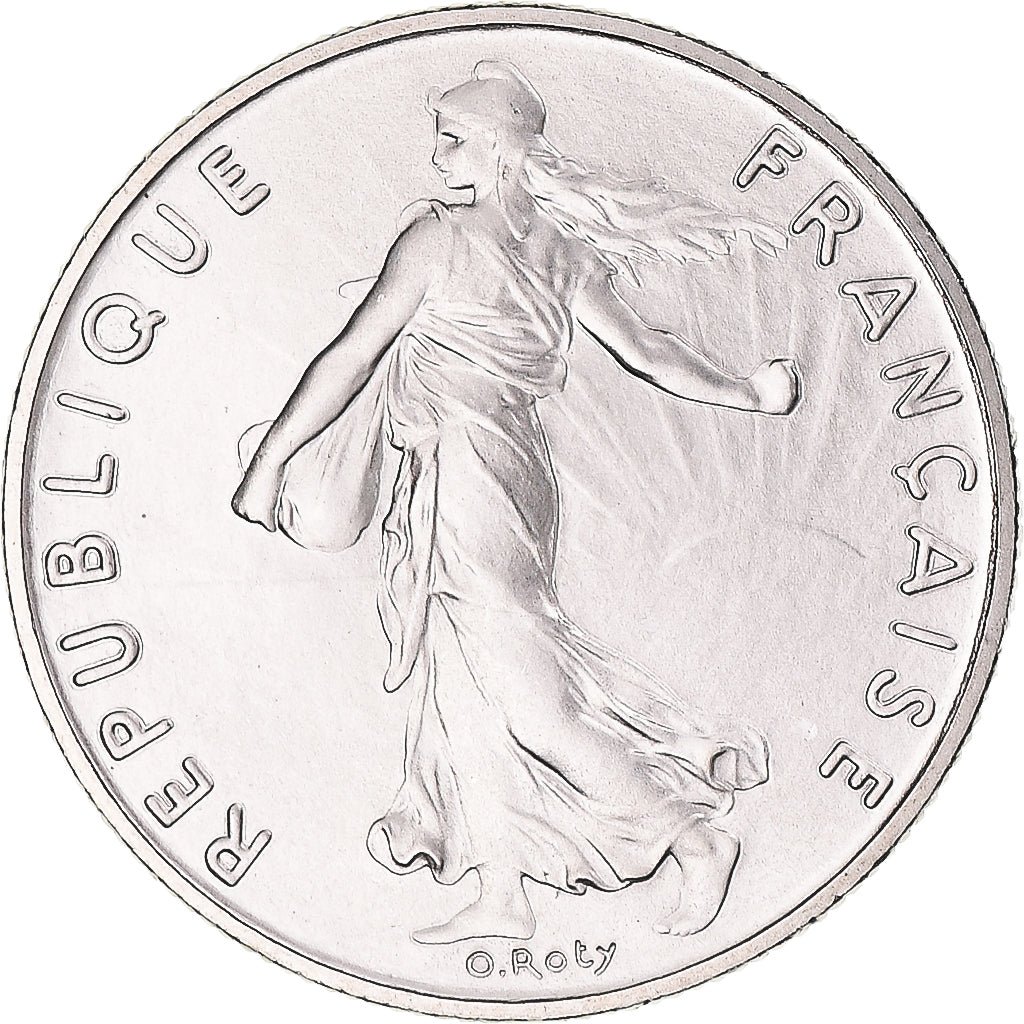 Coin, France, Semeuse, 1/2 Franc, 1984, Paris, série FDC, MS(65-70), Nickel