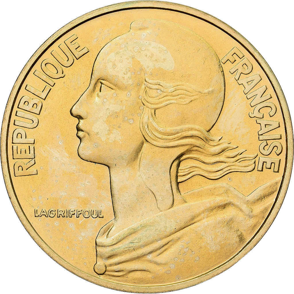 Munten, Frankrijk, Marianne, 20 Centimes, 1984, Paris, série FDC, FDC