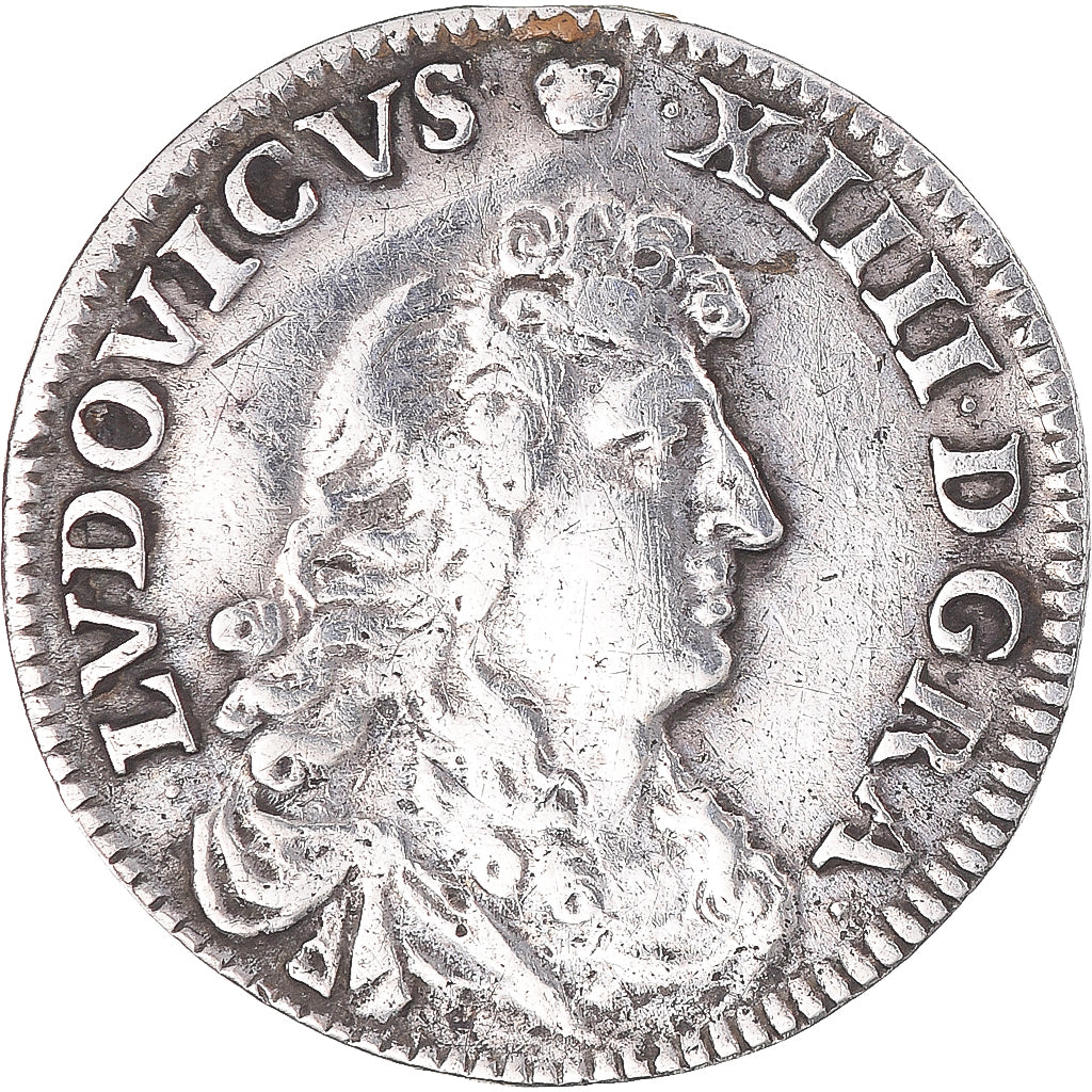 Münze, Frankreich, Louis XIV, 4 Sols des Traitants, 1674, Vimy, SS, Silber