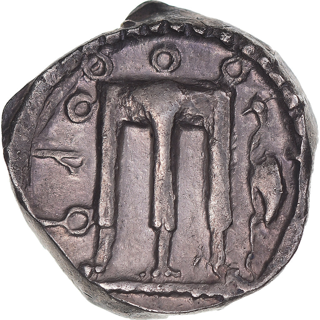 Bruttium, Stater, ca. 500-480 BC, Kroton, Silver, EF(40-45), HGC:1-1446
